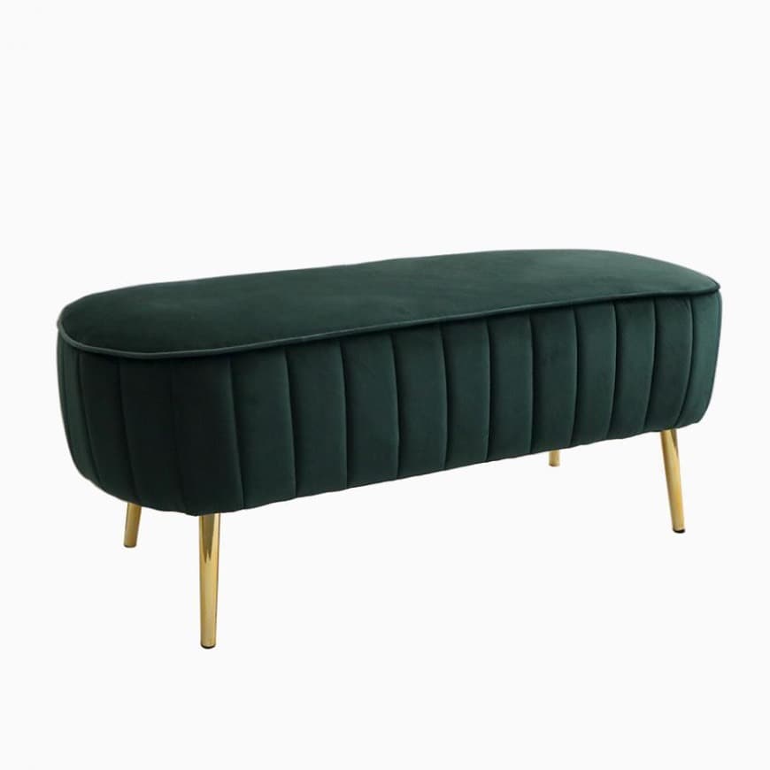 Producto Banqueta verde escuro veludo