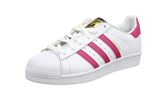 Fashion Adidas Superstar Foundation, Zapatillas Unisex Infantil, Blanco