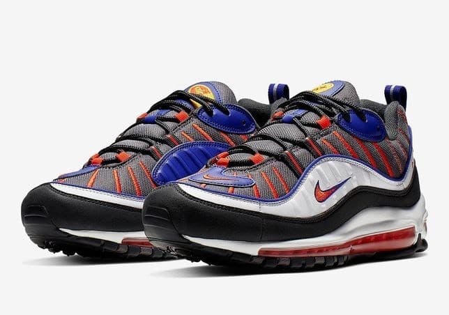 Moda Nike Air MAX 98, Zapatillas de Atletismo para Hombre, Multicolor