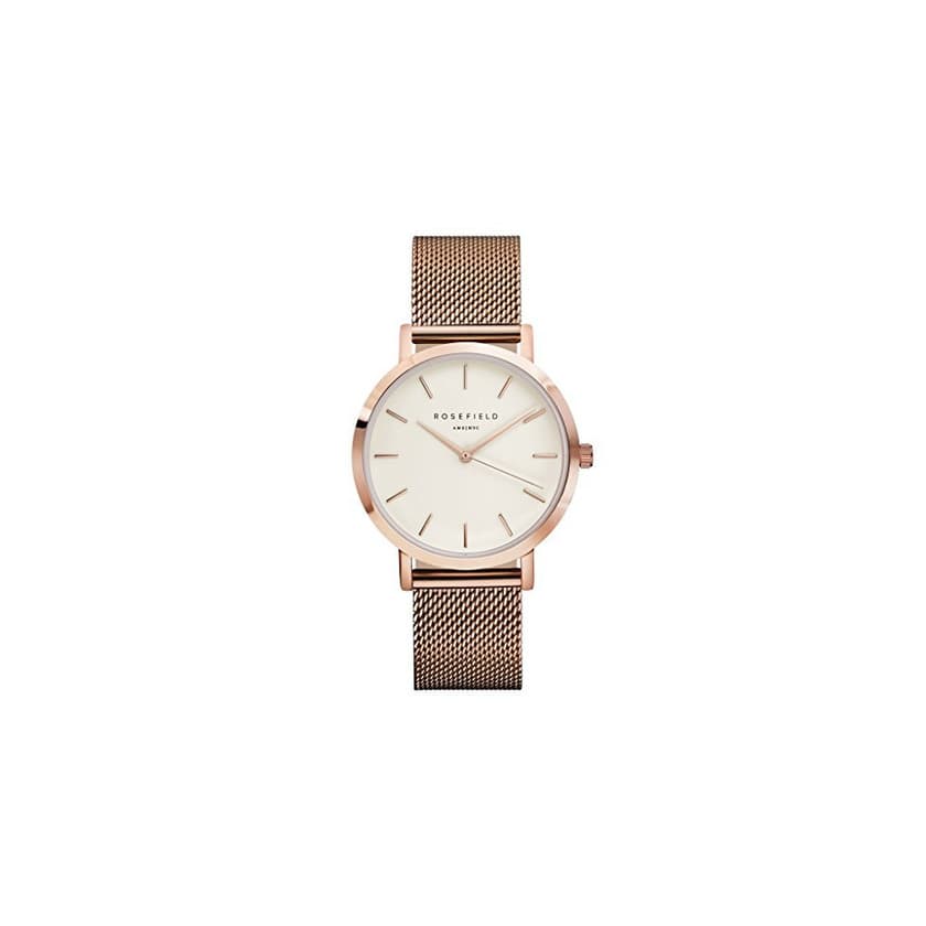 Moda Rosefield MWR-M42 Mercer Uhr Damenuhr Edelstahl vergoldet 3 bar Analog Rose