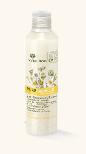 Producto Yves Rocher Pure Calmille Desmaquilhante e Tónico 