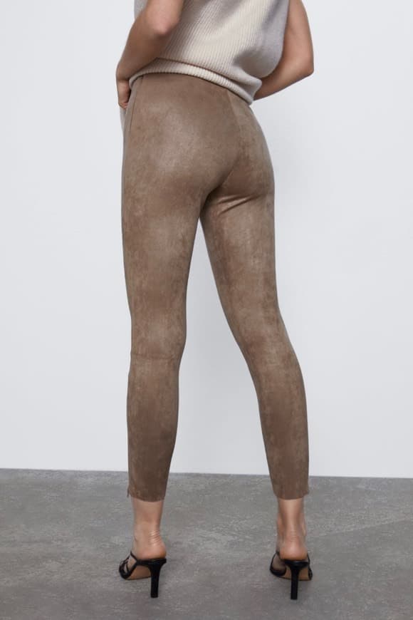 Product Leggings com efeito camurça 