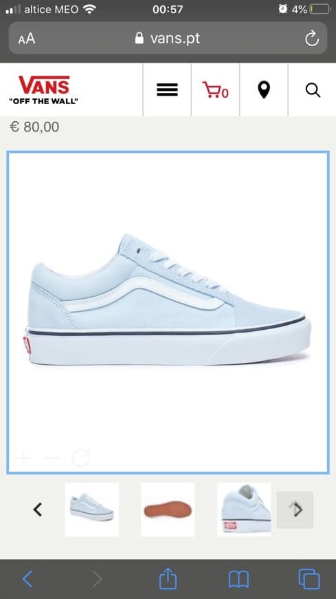 Product Baby Blue old skool 