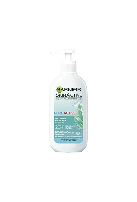 Belleza Garnier Skin Active Jabón Líquido Matificante 2 en 1 para Pieles Mixtas