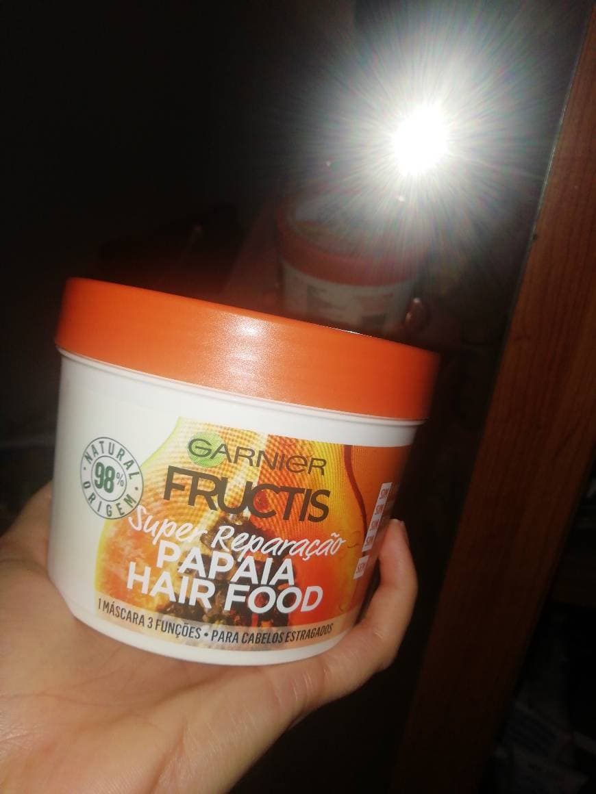 Belleza Garnier FRUCTIS HAIR FOOD papaya mascarilla reparadora 390 ml