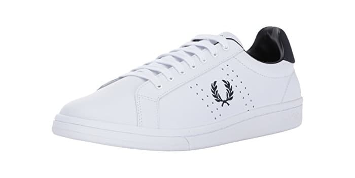 Moda Zapatillas Fred Perry B721 Blanco Hombre 39 Blanco