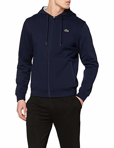 Moda Lacoste Sport Sh7609 Sudadera con Capucha, Azul