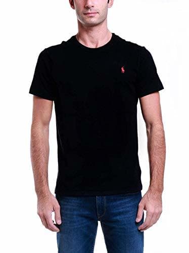 Fashion Polo Ralph Lauren tee-Shirts Camiseta, Negro