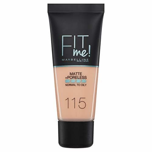 Beauty Maybelline Fit me - 115 Ivory - Foundation Botella Líquido base de