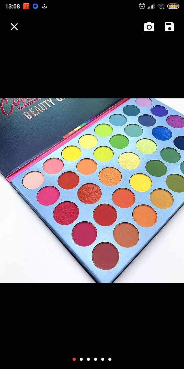 Producto Paleta colorida