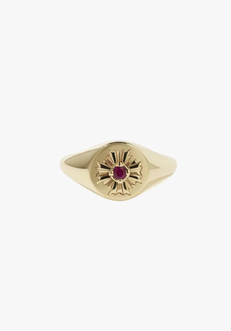 Product MEADOWLARK AUGUST SIGNET RING STONE anel acessórios moda



