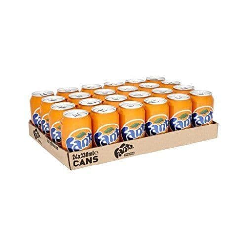 Place Fanta Refresco de naranja - Paquete de 24 x 330 ml -