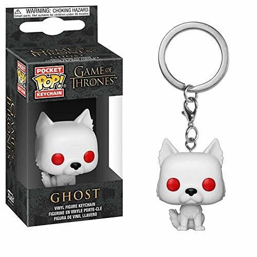 Juego Funko- Keychain Juego de Tronos Llavero Pocket Pop Fantasma, Multicolor