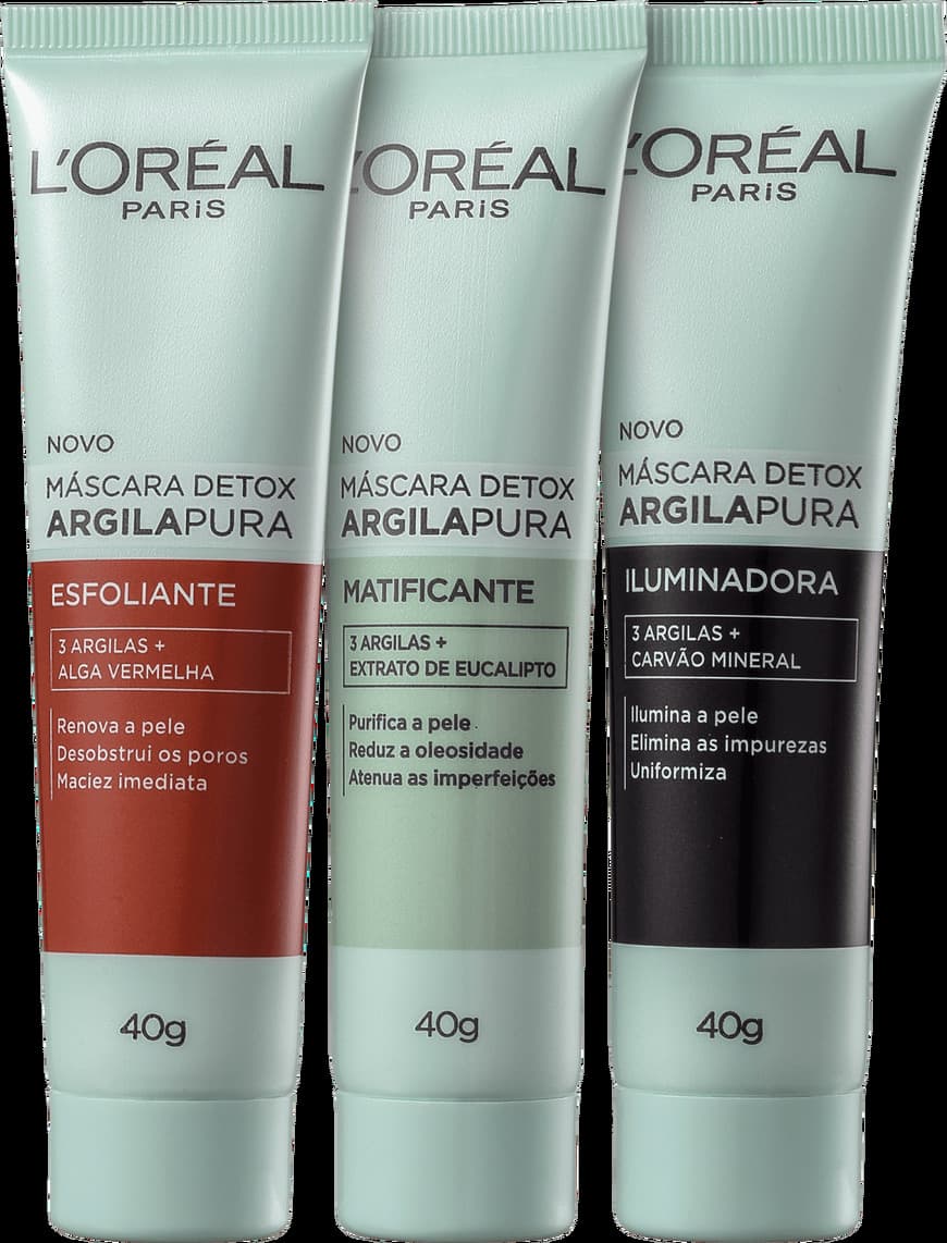 Producto L'Oréal-máscaras argilas puras