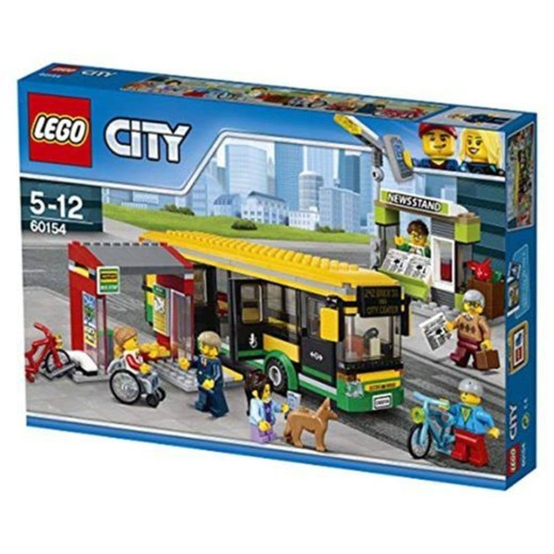 Producto LEGO CITY - Estación de Autobuses, Juguete de Construcción de Vehículo de