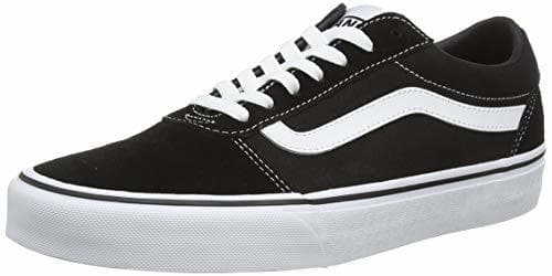 Fashion Vans Ward Suede/Canvas, Zapatillas Unisex Niños, Negro