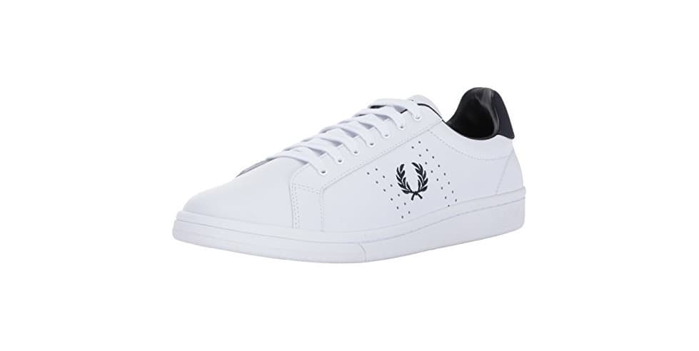 Moda Zapatillas Fred Perry B721 Blanco Hombre 39 Blanco