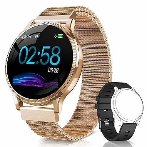 Electronic NAIXUES Smartwatch, Reloj Inteligente IP67 Pulsera Actividad Inteligente con Pulsómetro, Monitor de