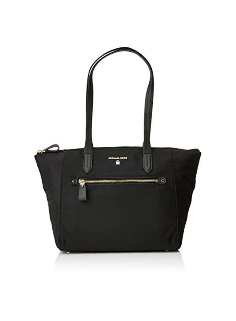 Fashion Michael Kors Nylon Kelsey, Bolso totes para Mujer, Negro