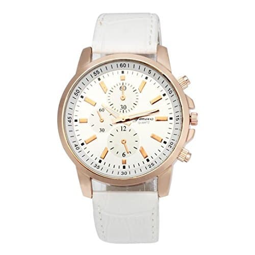 Product Xinantime Reloje Hombre Mujer,Xinan Análogo de Cuero Cuarzo Dial del Reloj del