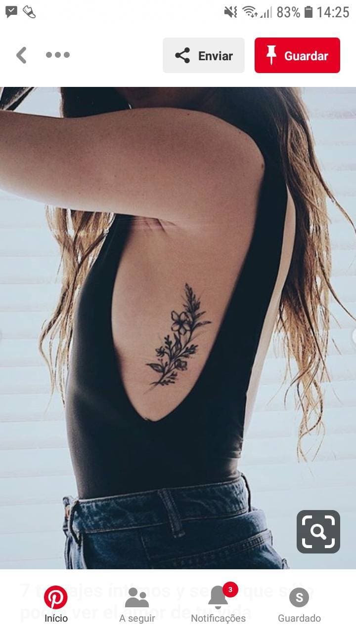 Producto Tatuagem floral 