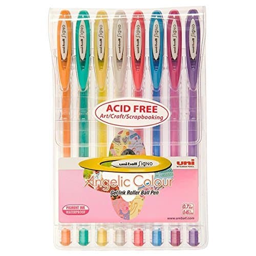 Producto UNI Ball Signo Angelic Colors - Pack de 8 rotuladores