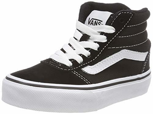 Moda Vans Ward Hi Classic Suede/canvas Zapatillas altas Unisex Niños, Negro