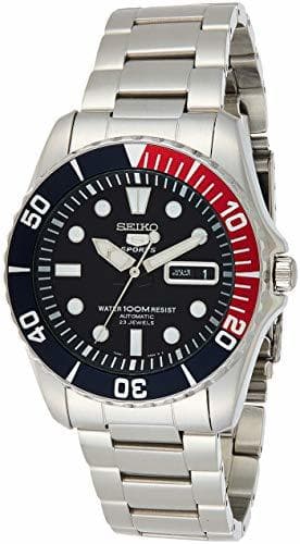 Moda Seiko Reloj Analógico Automático para Hombre con Correa de Acero Inoxidable