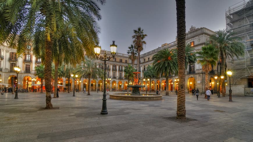 Lugar Plaça Reial