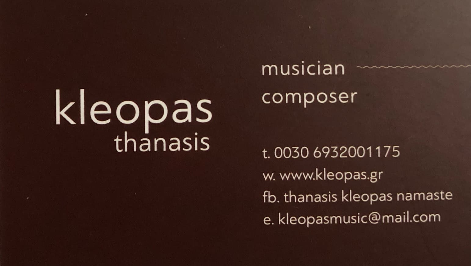 Canción Kleopa Thanasis