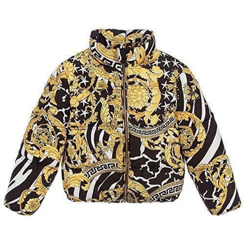 Moda Versace Joven impresión barroca Jacket Multi Coloured 10 Years