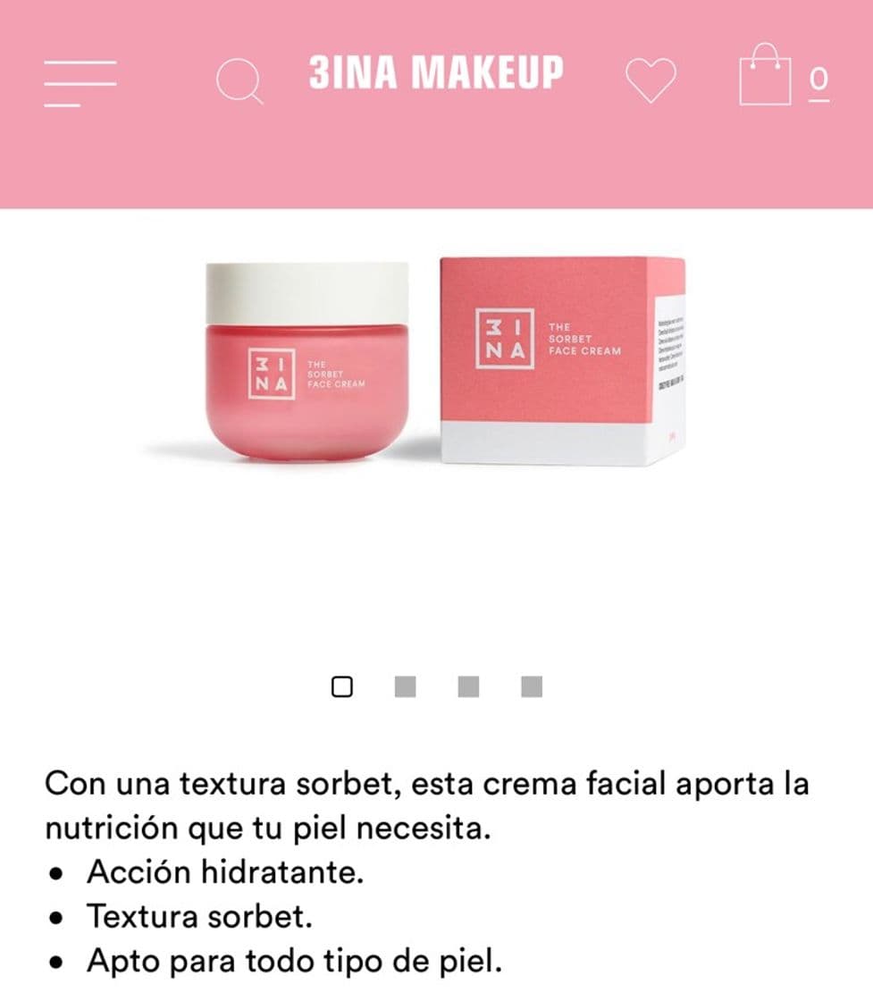 Product The Sorbet Face Cream