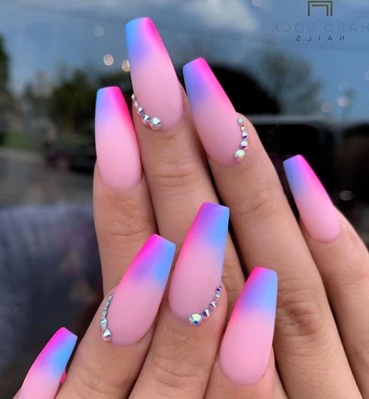 Fashion Pink nails 