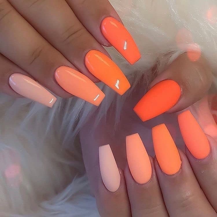 Fashion Orange nails