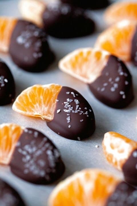 Moda Orange dipped in chocolate 