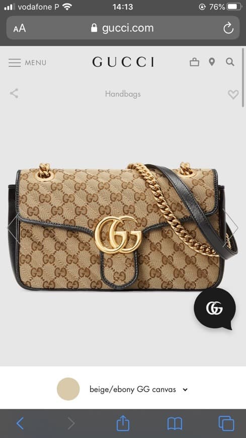 Product GG Marmont small shoulder bag