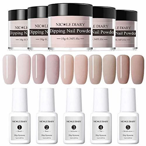 Belleza NICOLE DIARY dipping nail powder Starter Kit French Dip Polvos acrílicos en