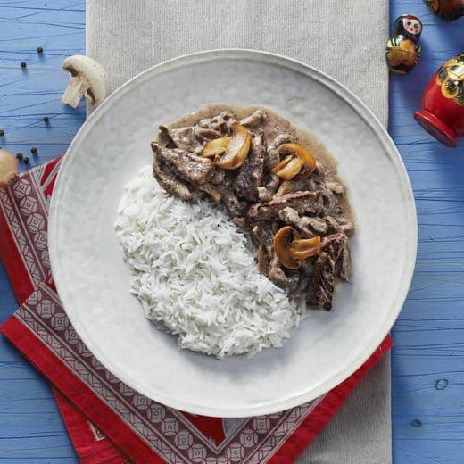 Producto Prozis Russian Dry-Aged Beef Stroganoff & Basmati Rice 