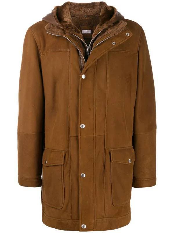 Moda BRUNELLO CUCINELLI

hooded leather coat