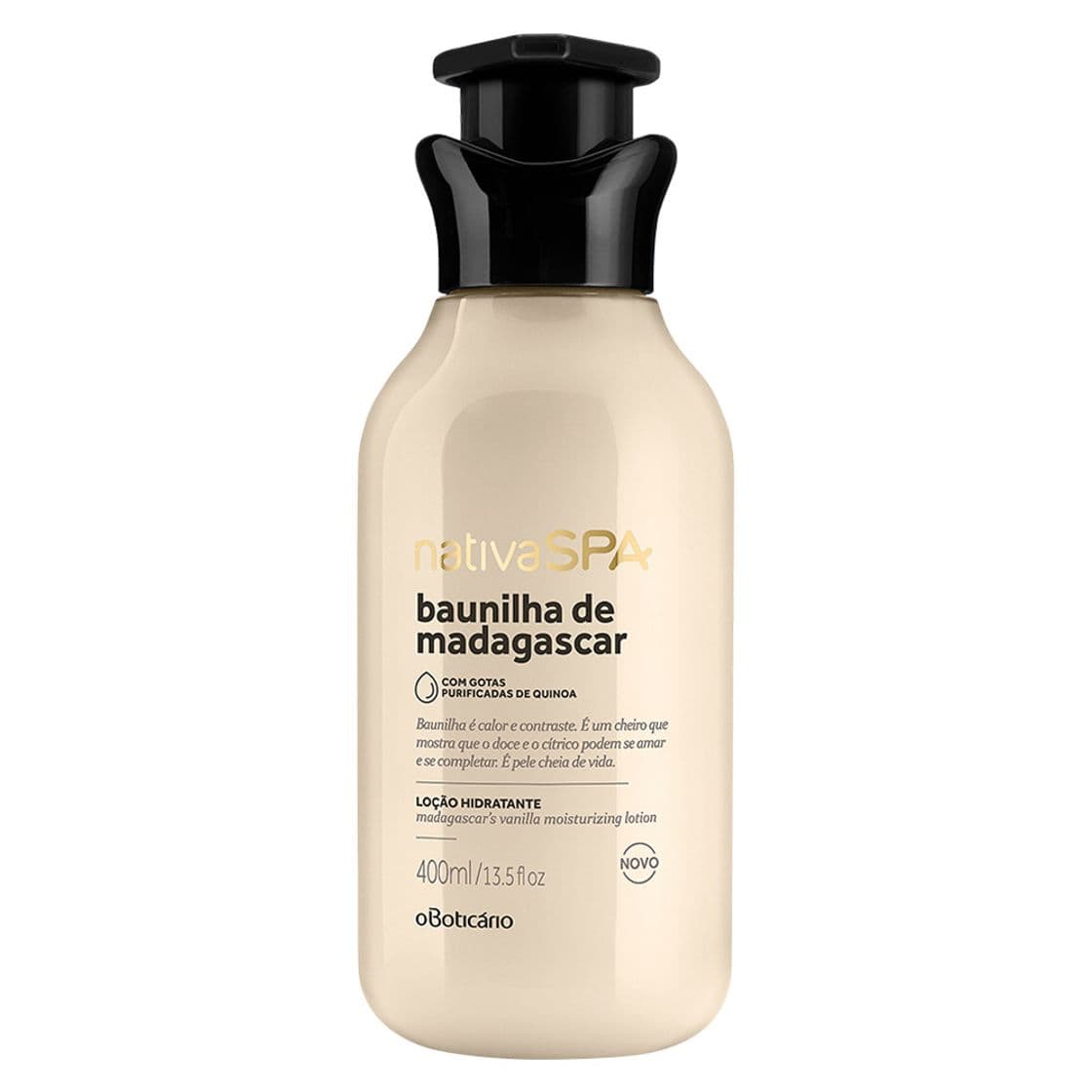 Fashion Nativa SPA Loção Hidratante Baunilha e Madagascar 400ml - O ...