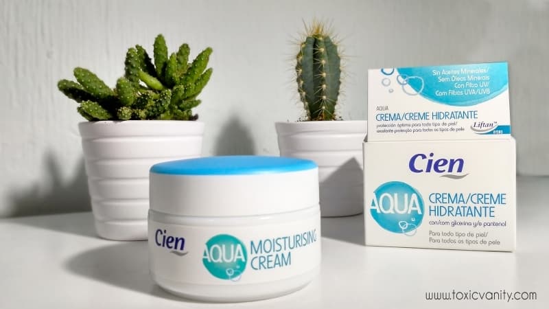 Belleza Crema Cien Aqua Hidratante con Glicerina y Pantenol