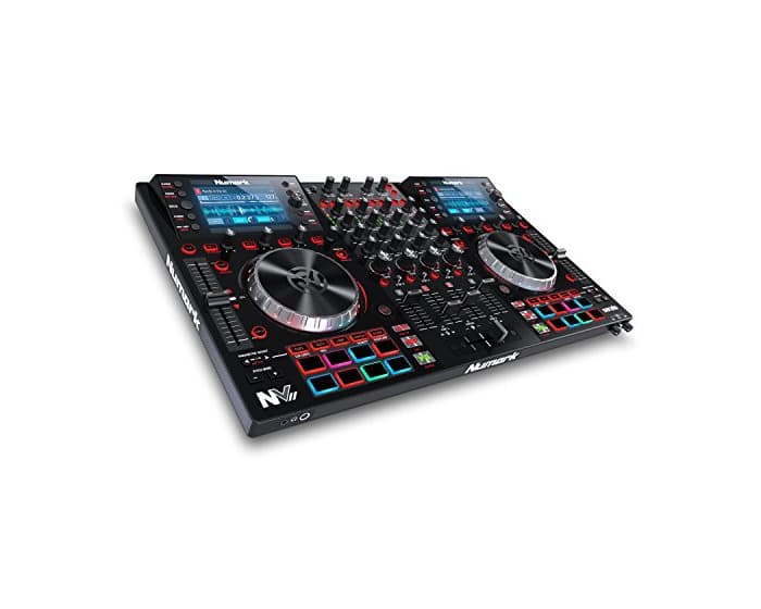 Electronic Numark NVII - Controlador de DJ profesional de Doble Pantalla de alta