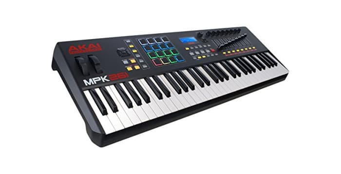 Electronic Akai Professional MPK261 - Teclado Controlador Midi USB de 61 Teclas Semi-contrapesadas