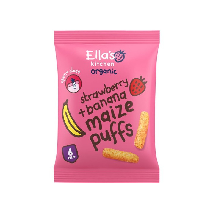 Producto Snacks Morango e Banana Ellas Kitchen