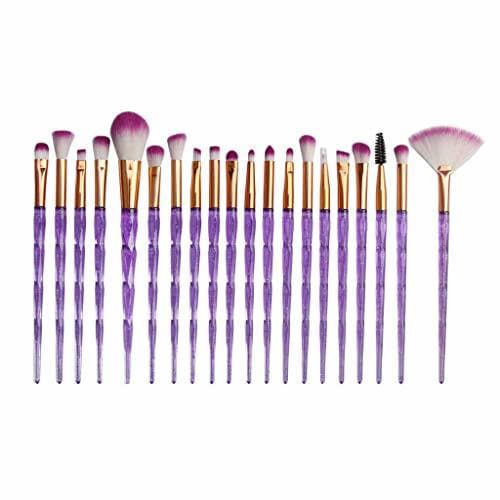 Beauty 20 PCS Make Up Foundation Eyebriner Eyeliner Blush Cosmetic Concealer Brushes