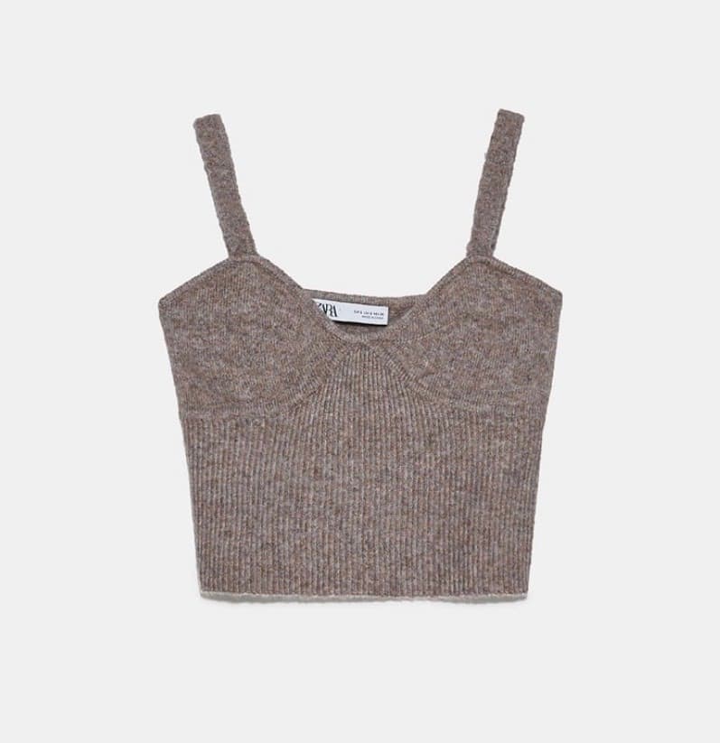 Producto Zara Wool Crop Top 