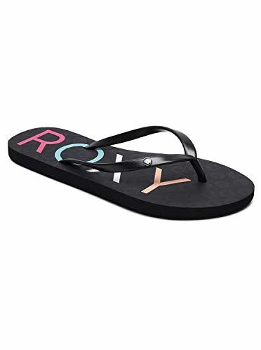 Fashion Roxy Sandy II, Zapatos de Playa y Piscina para Mujer, Negro