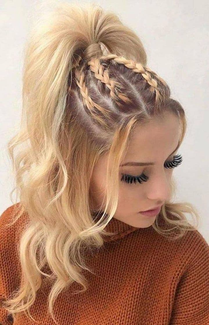 Moda Penteado diferente!!!