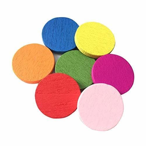 Product STOBOK 50 Piezas Color Recuento de Piezas Madera Juego de matemáticas Ayudas