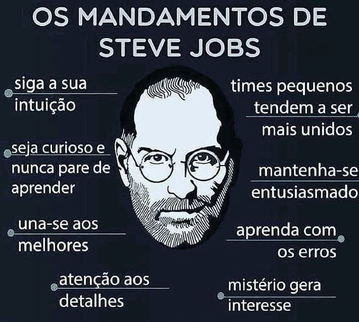 Moda Os mandamentos do Steve Jobs 